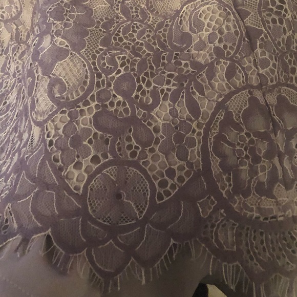Anthropology bhldn purple lace dress size 2 - Picture 4 of 6